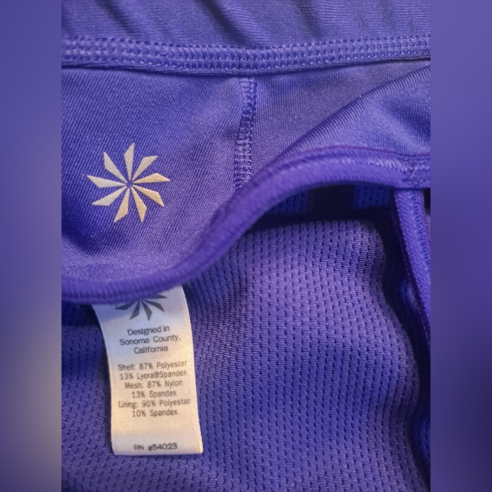 Athleta Sports Bra medium Mesh Razorback - Picture 3 of 3